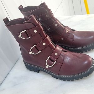 Above the ankle combat boots size 10